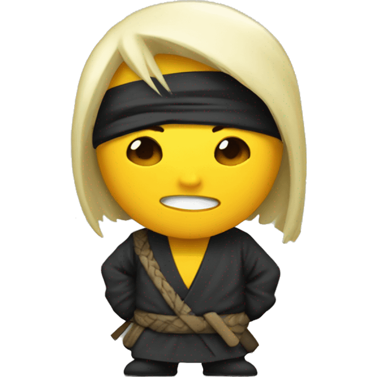 ninja con Dólares emoji