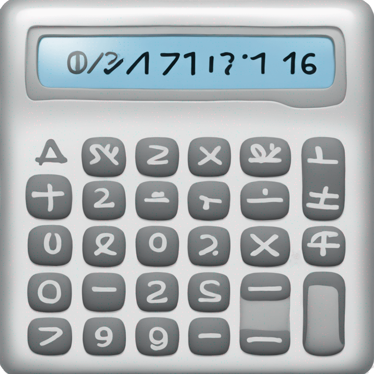 accounting calculator emoji