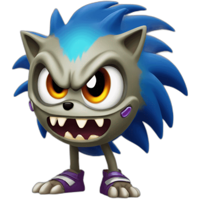 sonic the hedghog zombie emoji