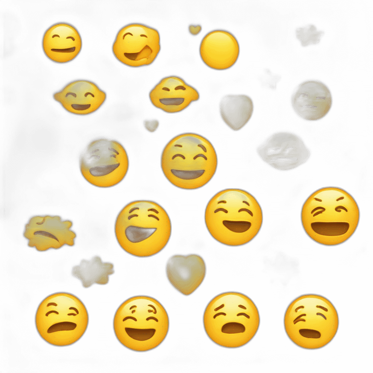 Emoji amoureux et soleil emoji