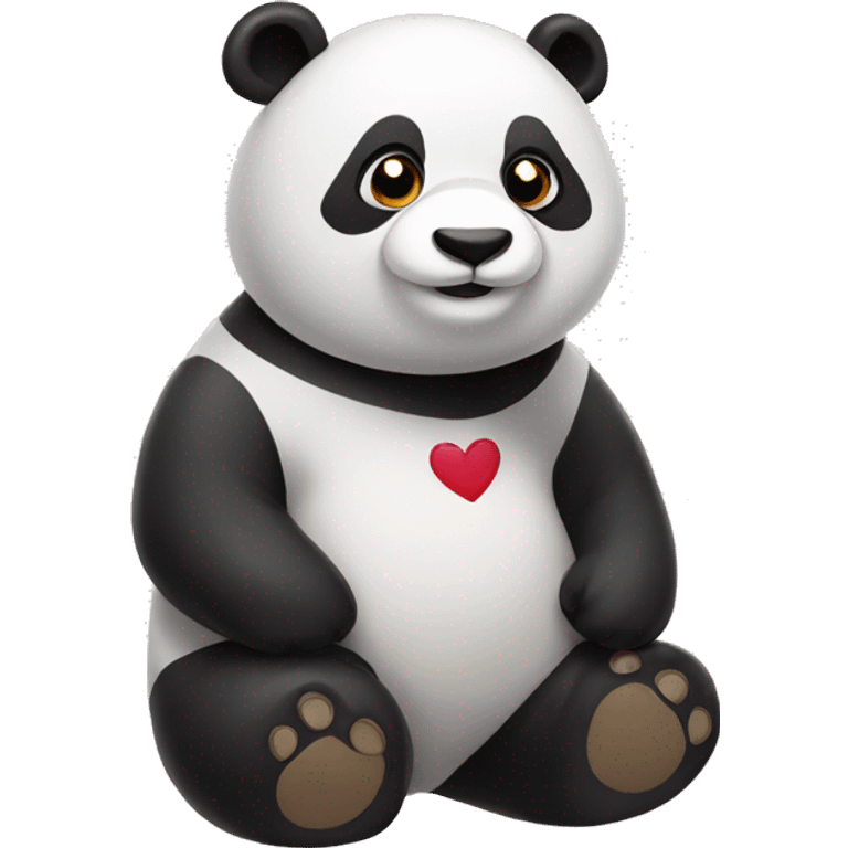 Love panda emoji