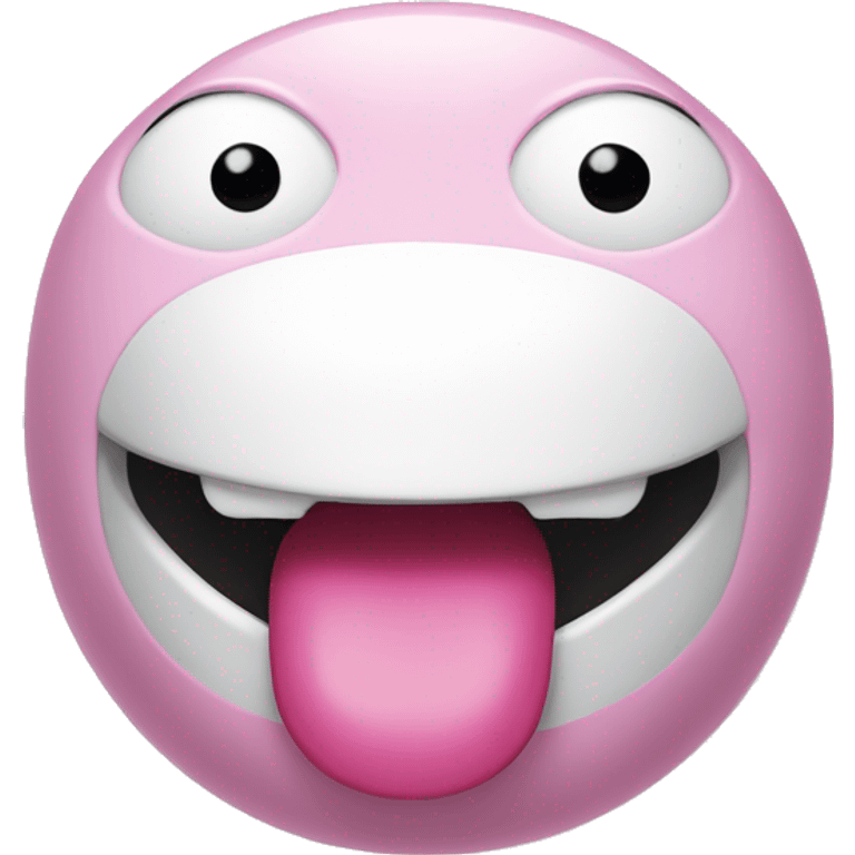 pink baymax drooling emoji