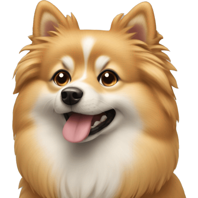 Spitz dog emoji