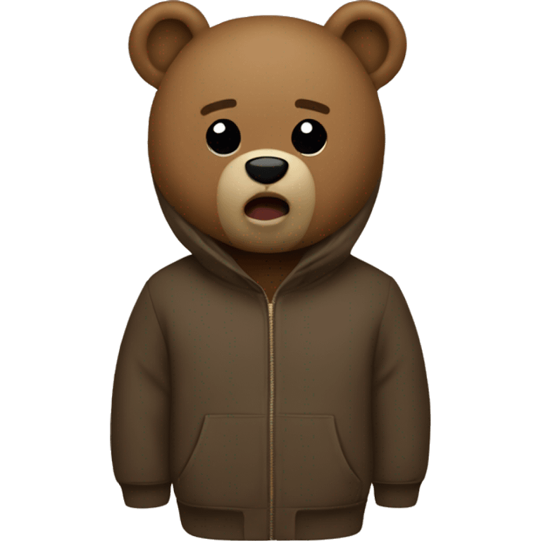 kanye west bear emoji