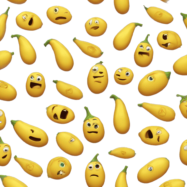 yellow emoji with eggplant in its mouth emoji