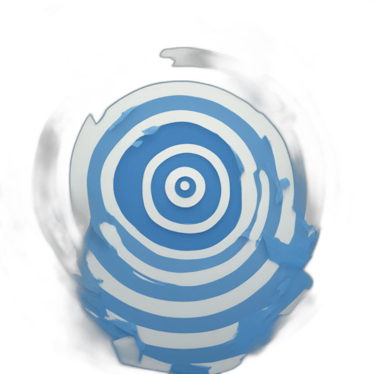 blue-target-with-blue-arrow-bullseye emoji