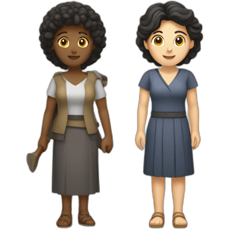 two female teachers with Odysseus emoji