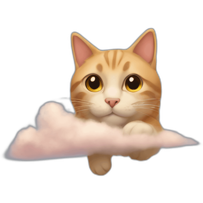 Cat in the sky emoji