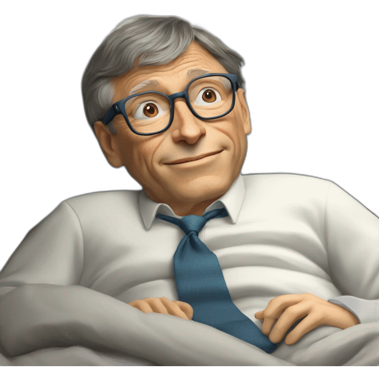 Bill gates entrain de dormir emoji