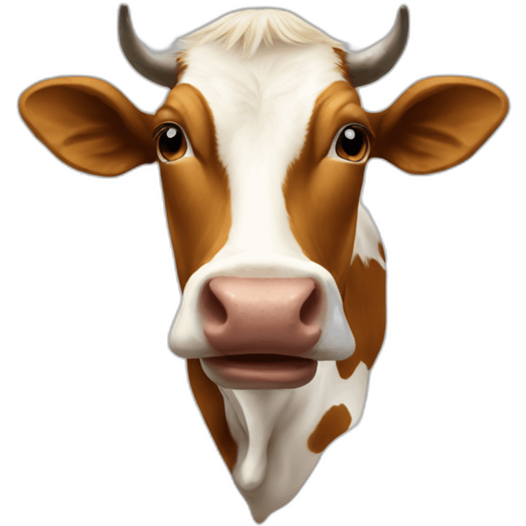 Putin on a cow teet emoji