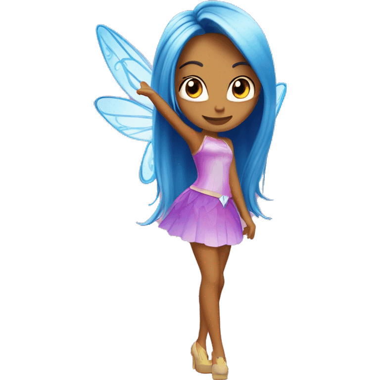 Winx club stella listing to music emoji