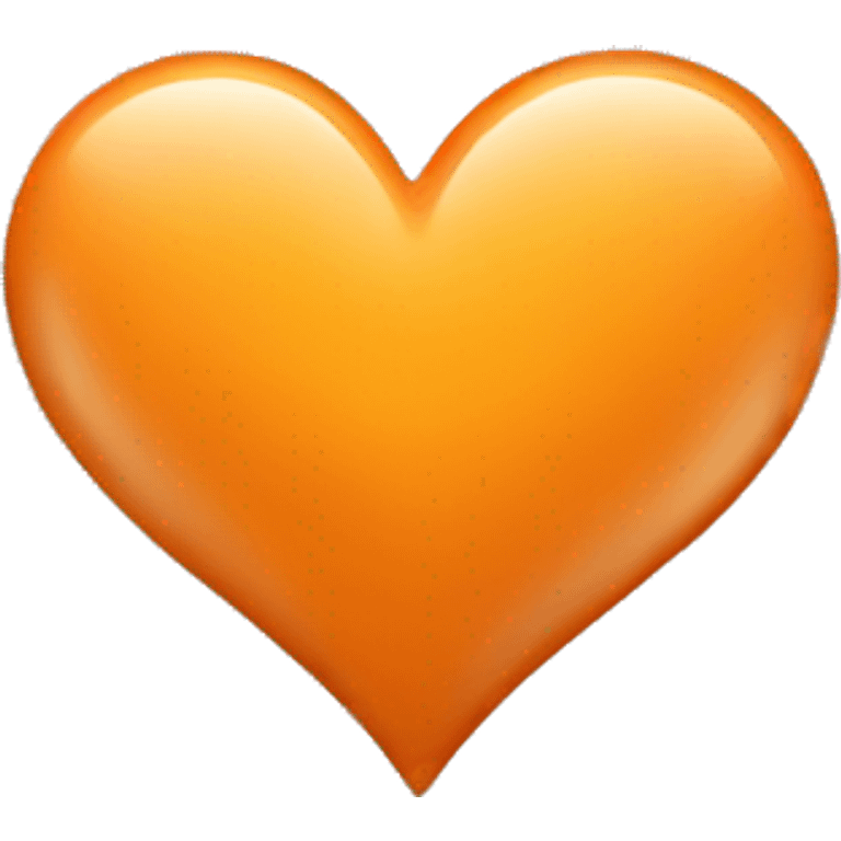 Light orange colored heart emoji