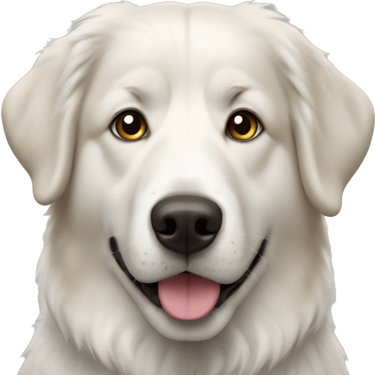 great pyrenees mix dog emoji