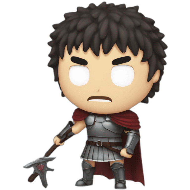 angry berserk guts with large claymore without guard emoji