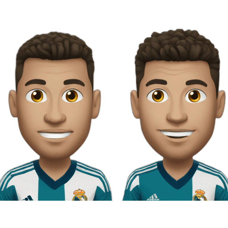 Ronaldo sur Messi emoji