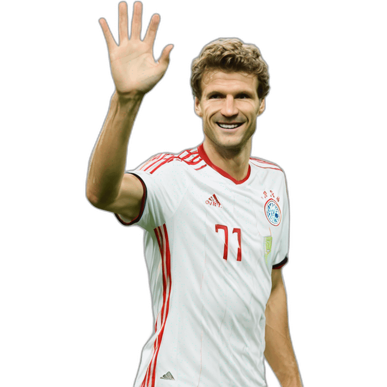 Thomas müller waving emoji