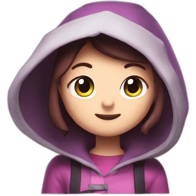 Gravity falls mabel whit a ninja in right emoji