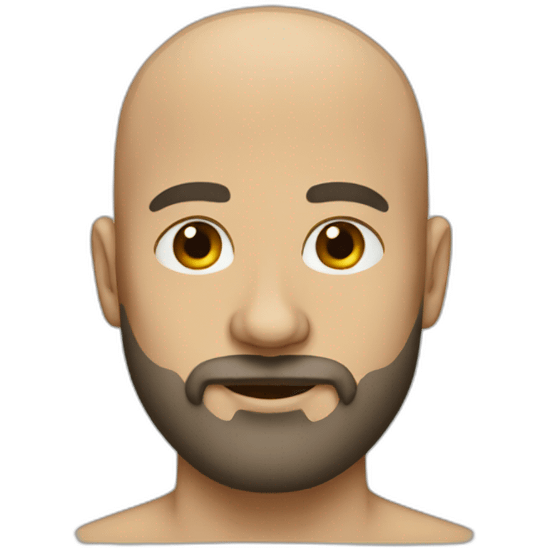 bald beard emoji