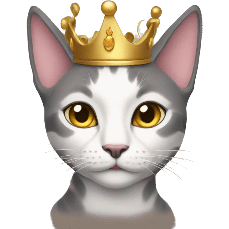 cat queen emoji