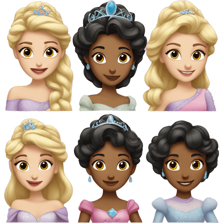 Princesas disney emoji