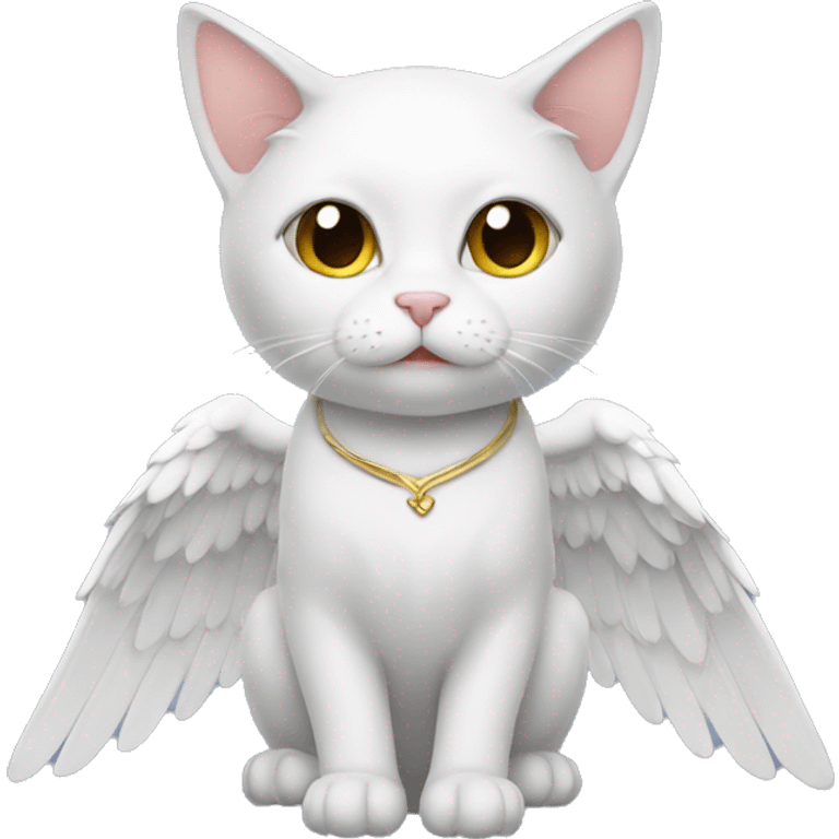 cat with angel wings emoji