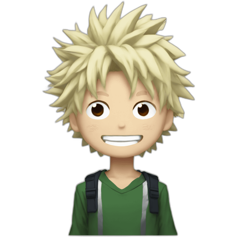 Bakugo my hero academia neutral emoji