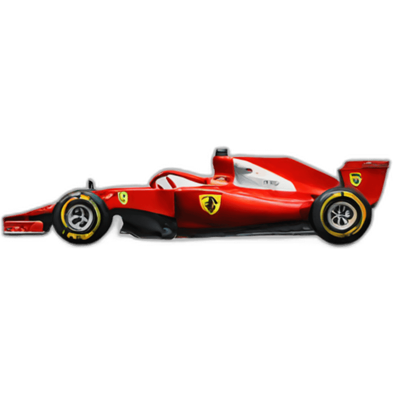 F1 ferrari car emoji