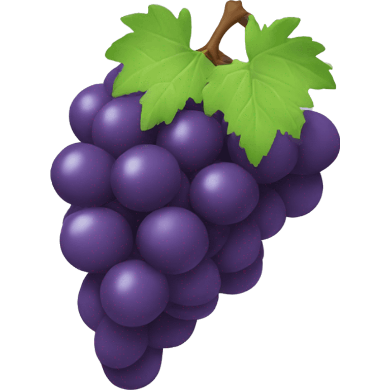 3D Grapes emoji  emoji