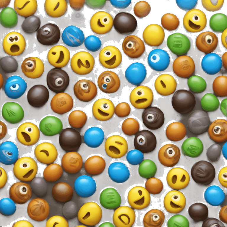 m&ms emoji