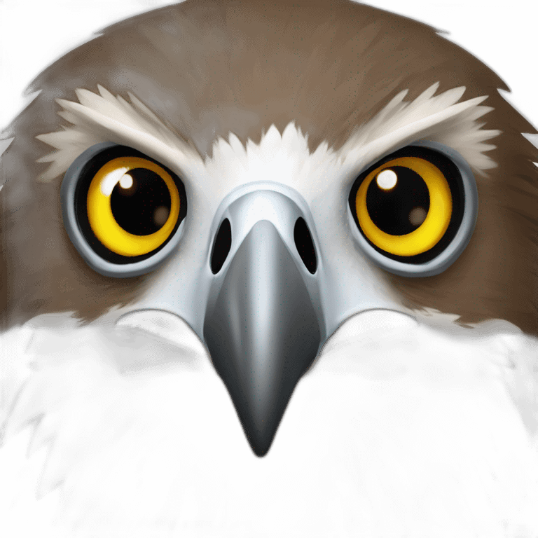 tasmanian wedge tail eagle brown head emoji