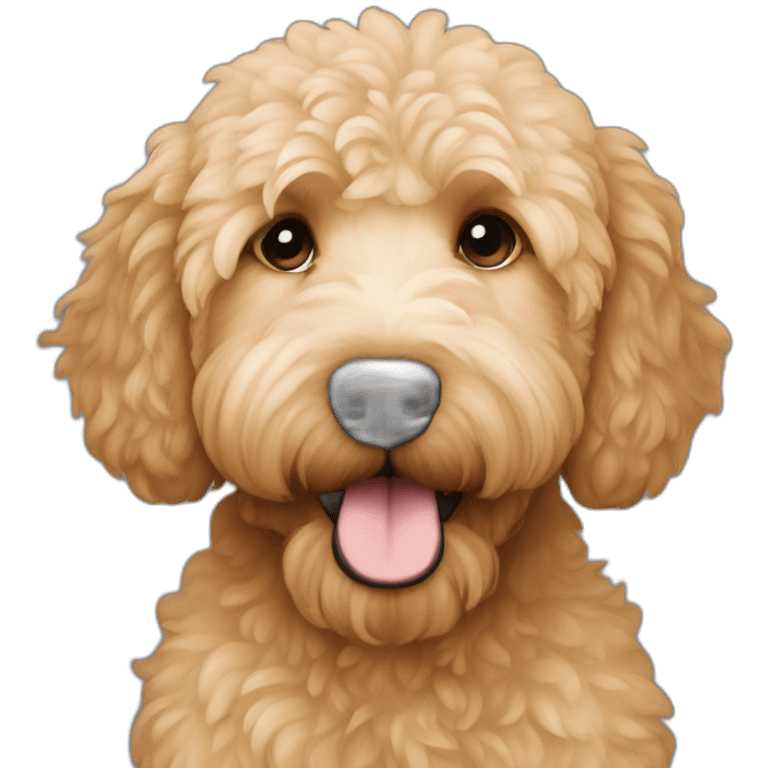 apricot goldendoodle emoji