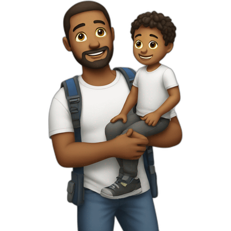 An emoji of a father and son emoji