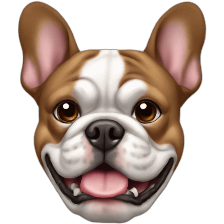 Tanzende, französische Bulldogge emoji