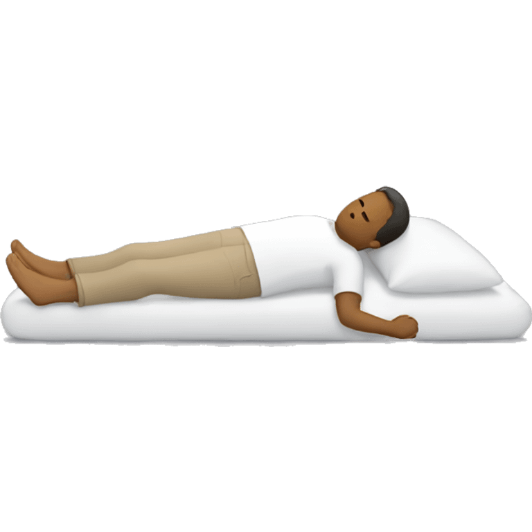 human laying down emoji