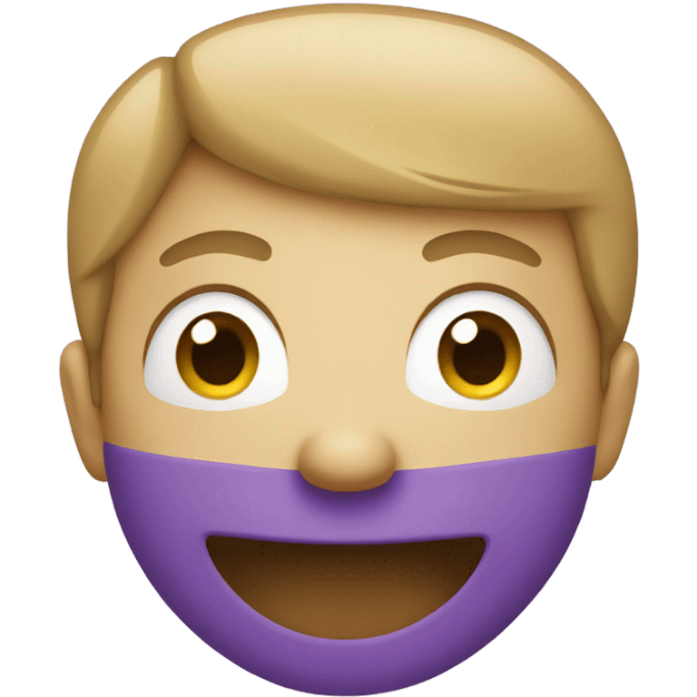 purple smile emoji