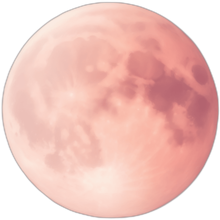 Rose moon emoji