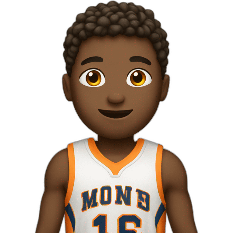 Boy basketball emoji