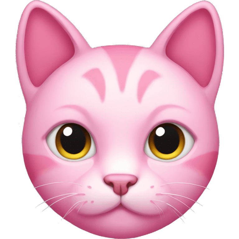 Pink cat emoji