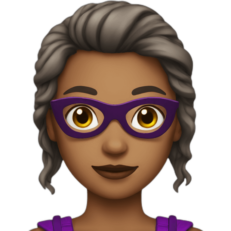 superhero girl emoji