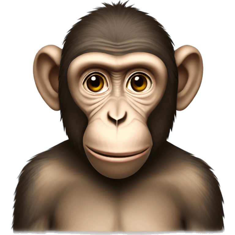 a macaque in the form of an ATM emoji