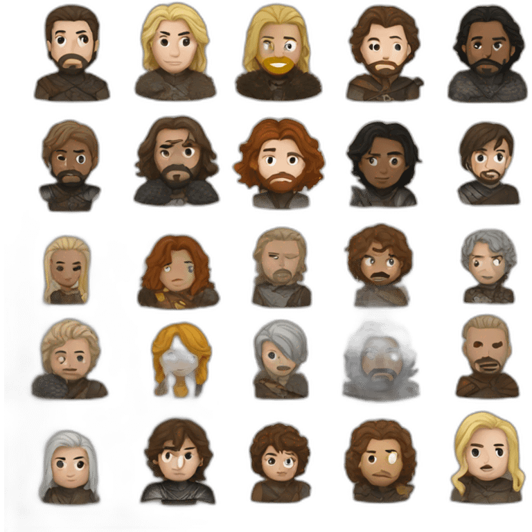 Game of thrones emoji