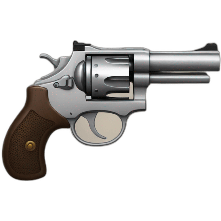 Revolver gun emoji