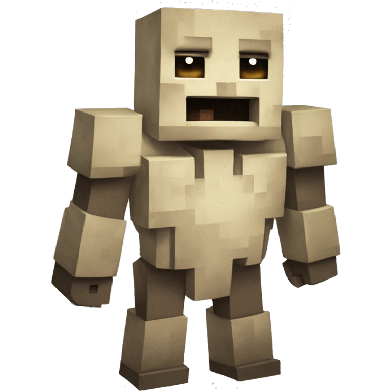 baby minecraft iron golem emoji