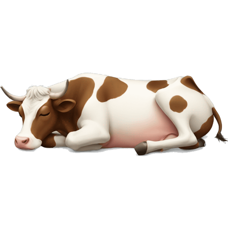 Cow sleeping  emoji