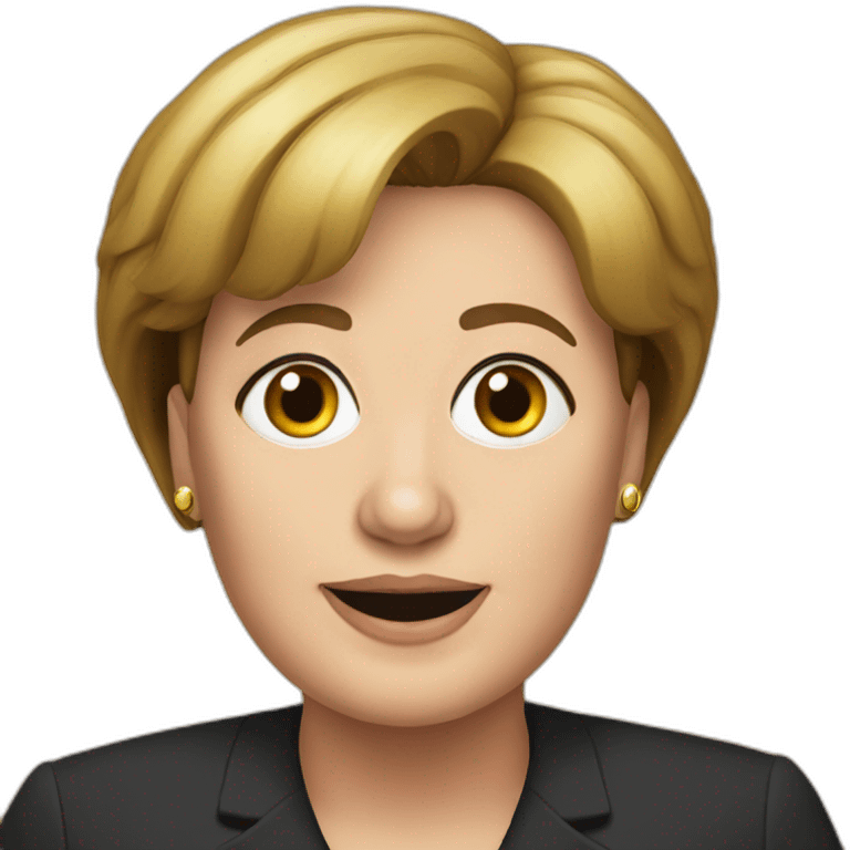 angela merkel emoji