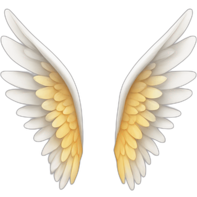 Angel wing ears emoji