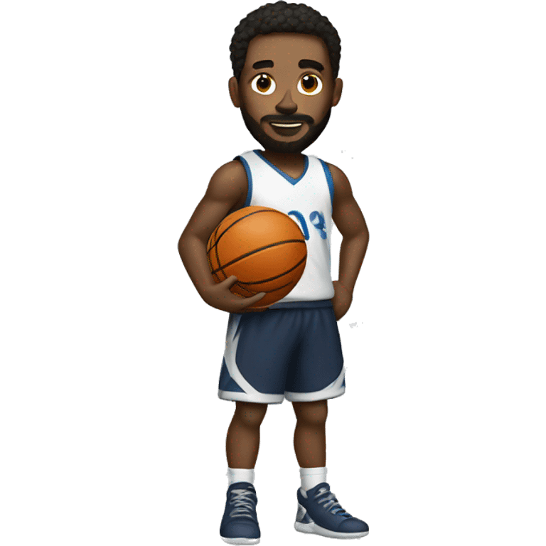 basketball player in sportswear emoji