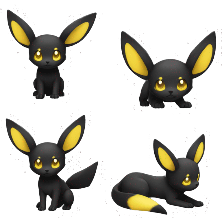 Umbreon full body emoji