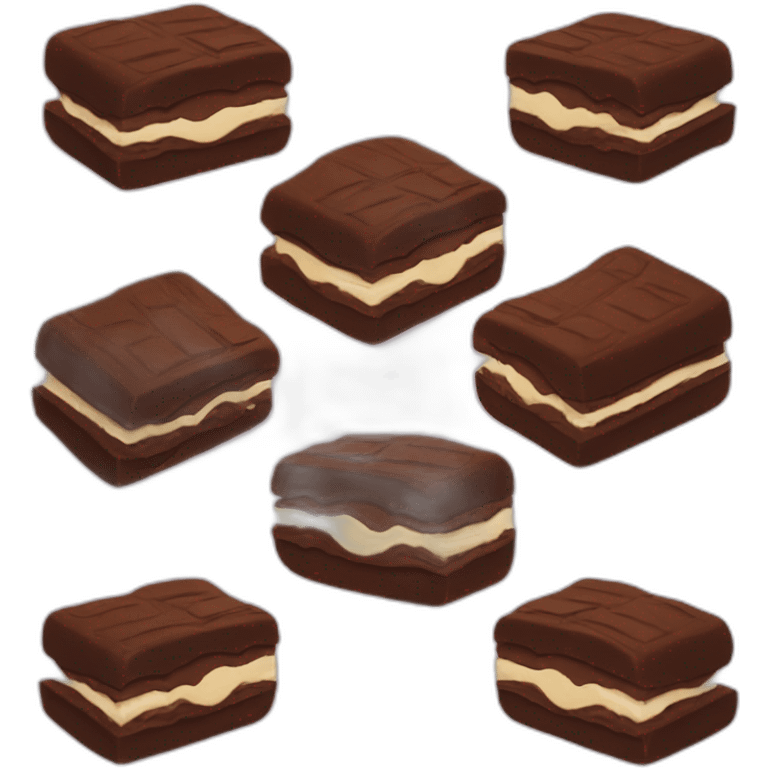 Chocolate sandwich  emoji