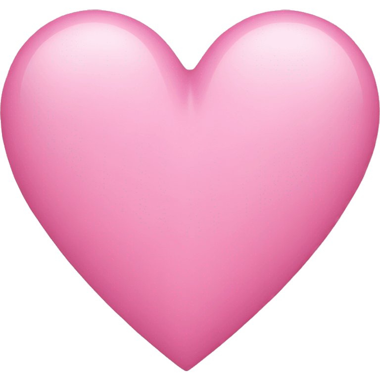 Corazón rosa pastel emoji